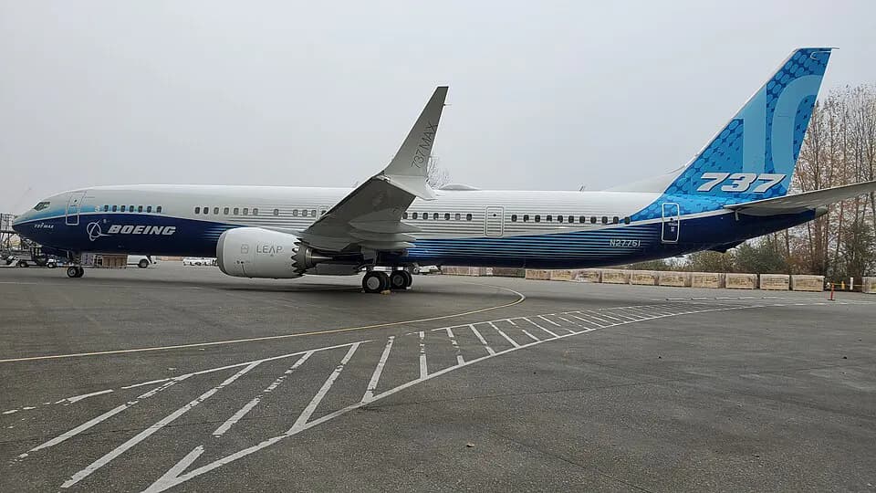 Boeing 737 MAX 10 aircraft