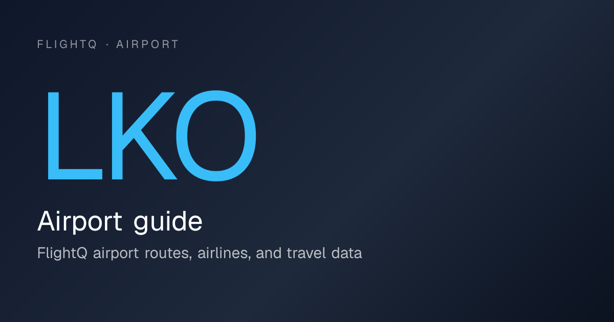 Chaudhary Charan Singh Airport (LKO) - Flights & Map | FlightQ