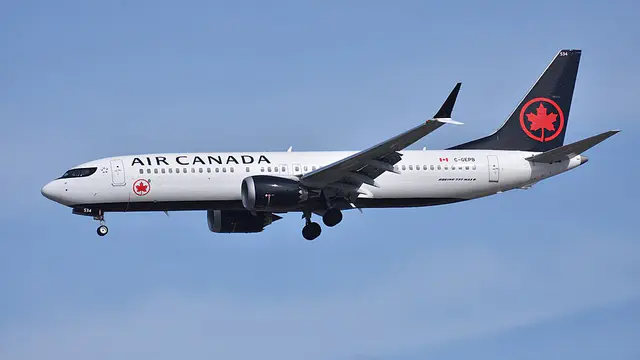 Air Canada Boeing 737 MAX 8 aircraft