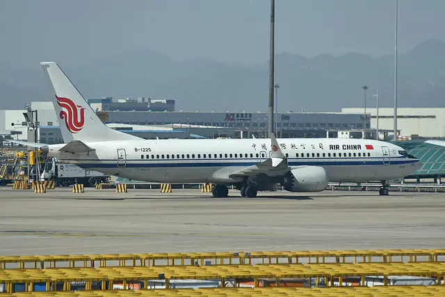 Air China Boeing 737 MAX 8 aircraft