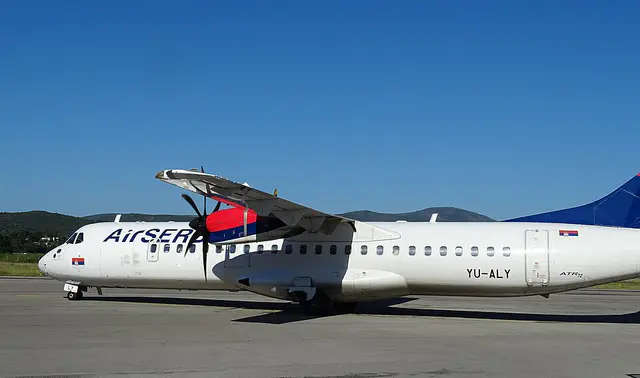 Air Serbia ATR 72 aircraft