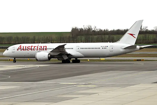 Austrian Airlines Boeing 787-9 Dreamliner aircraft