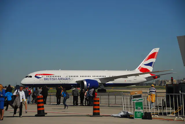 British Airways Boeing 787-8 Dreamliner aircraft