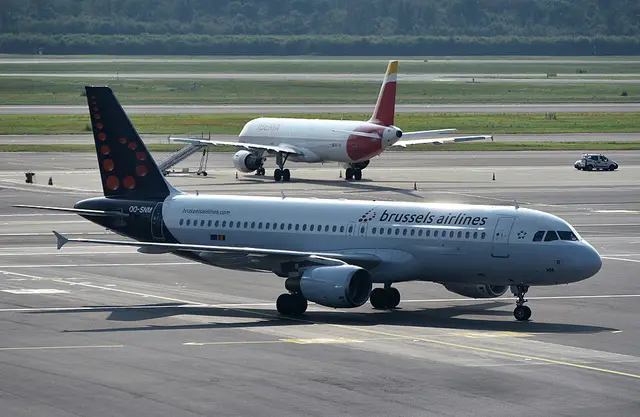 Brussels Airlines Airbus A320 aircraft
