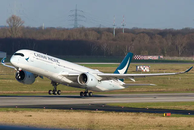 Cathay Pacific Airbus A350-900 aircraft