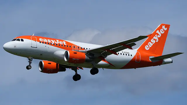 easyJet Airbus A319 aircraft