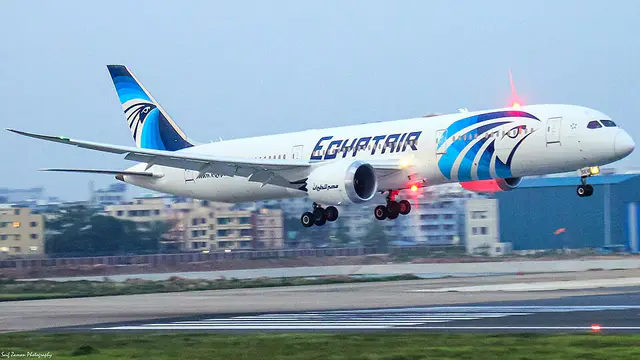 EgyptAir Boeing 787-9 Dreamliner aircraft