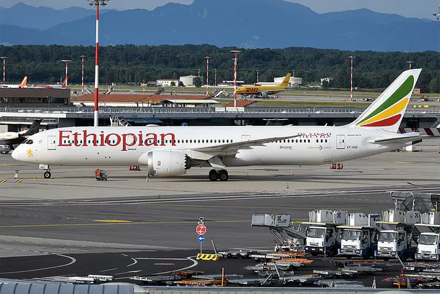 Ethiopian Airlines Boeing 787-9 Dreamliner aircraft