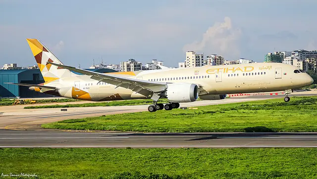 Etihad Airways Boeing 787-9 Dreamliner aircraft