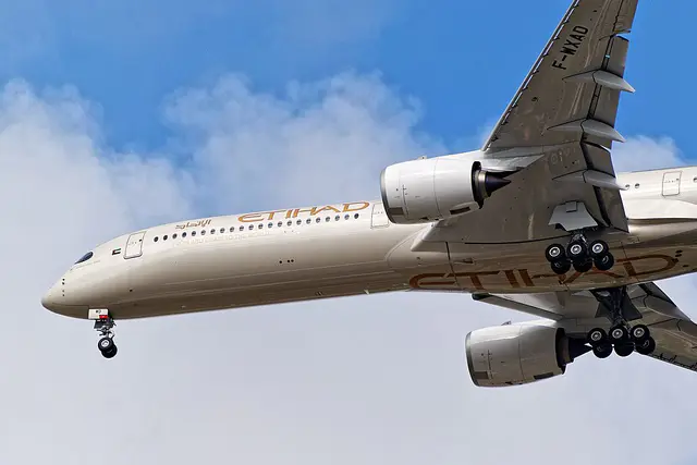 Etihad Airways Airbus A350-1000 aircraft