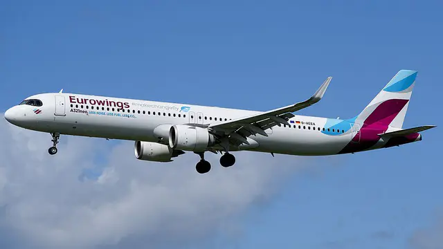 Eurowings Airbus A321 aircraft