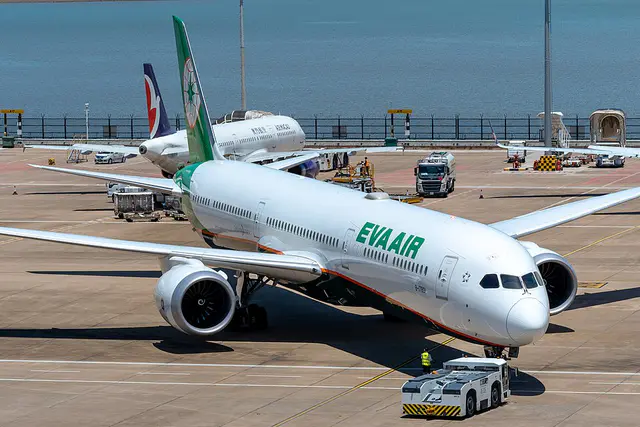 EVA Air Boeing 787-10 Dreamliner aircraft