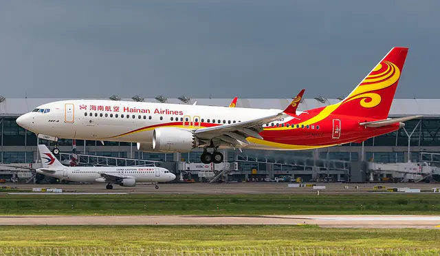 Hainan Airlines Boeing 737 MAX 8 aircraft
