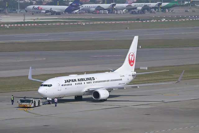 Japan Airlines Boeing 737-800 aircraft