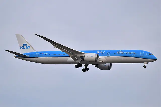 KLM Royal Dutch Airlines Boeing 787-10 Dreamliner aircraft