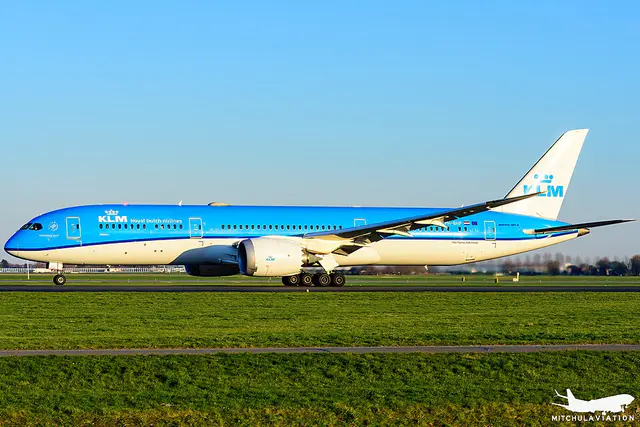 KLM Royal Dutch Airlines Boeing 787-9 Dreamliner aircraft
