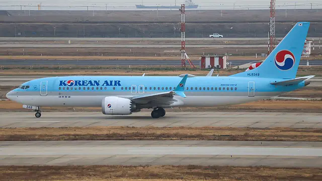 Korean Air Boeing 737 MAX 8 aircraft
