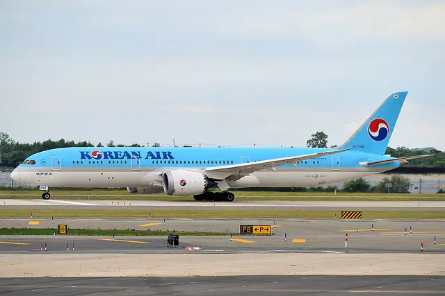 Korean Air Boeing 787-9 Dreamliner aircraft