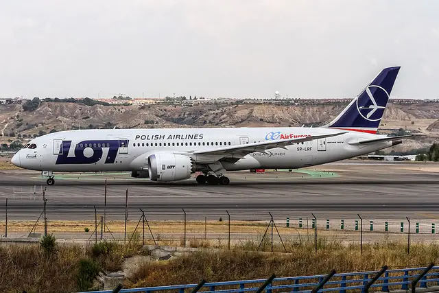 LOT Polish Airlines Boeing 787-8 Dreamliner aircraft