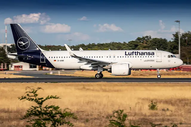 Lufthansa Airbus A320neo aircraft