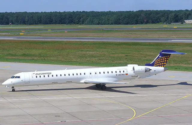 Lufthansa Bombardier CRJ900 aircraft