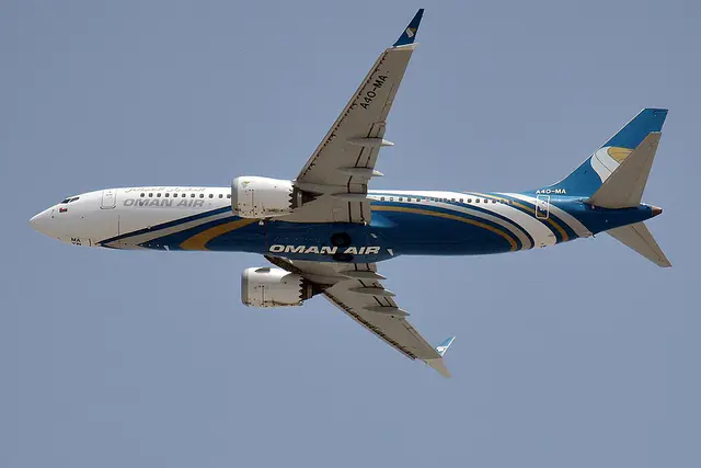 Oman Air Boeing 737 MAX 8 aircraft