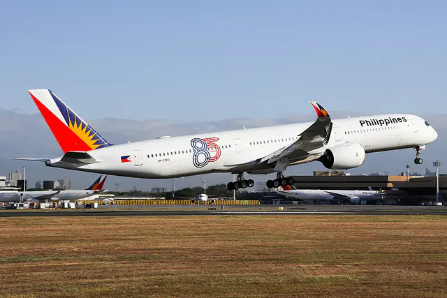 Philippine Airlines Airbus A350-1000 aircraft