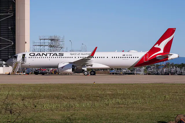 Qantas Airbus A321XLR aircraft