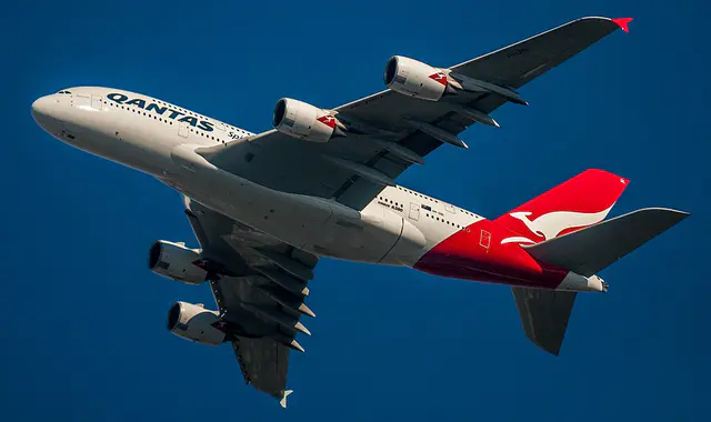 Qantas Airbus A380-800 aircraft