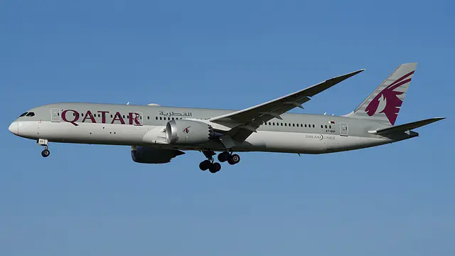 Qatar Airways Boeing 787-9 Dreamliner aircraft