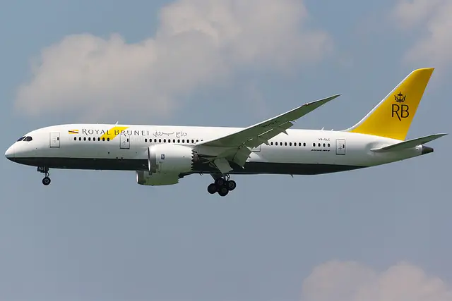 Royal Brunei Airlines Boeing 787-8 Dreamliner aircraft