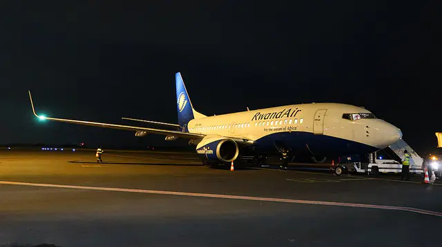 RwandAir Boeing 737-700 aircraft