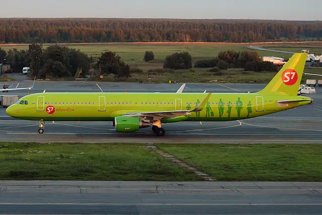 S7 Airlines Airbus A321 aircraft