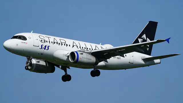 SAS Scandinavian Airlines Airbus A319 aircraft