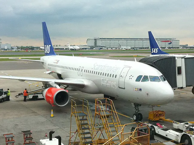SAS Scandinavian Airlines Airbus A320 aircraft