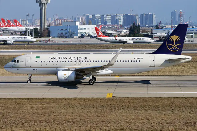Saudia Airbus A320 aircraft