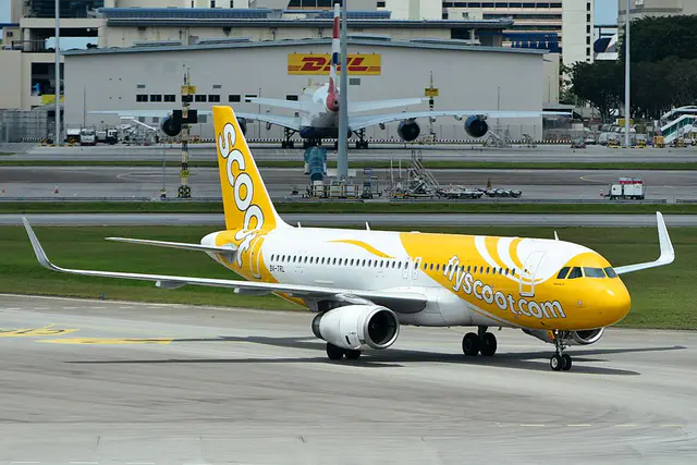 Scoot Airbus A320 aircraft