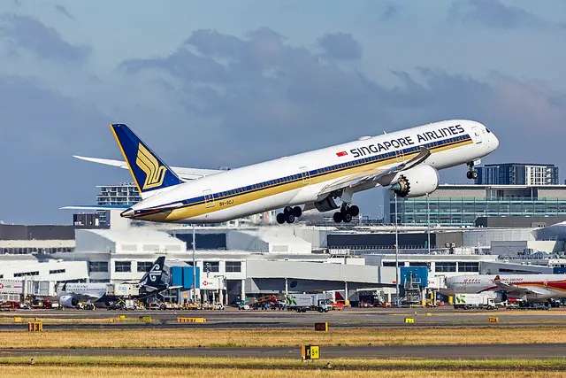 Singapore Airlines Boeing 787-10 Dreamliner aircraft