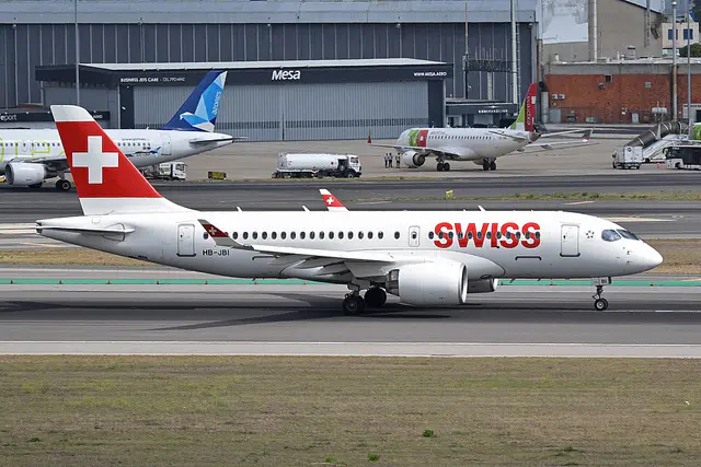 Swiss International Air Lines Airbus A220-100 aircraft