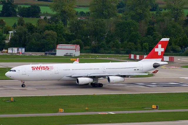 Swiss International Air Lines Airbus A340-300 aircraft
