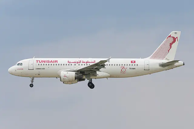 Tunisair Airbus A320 aircraft