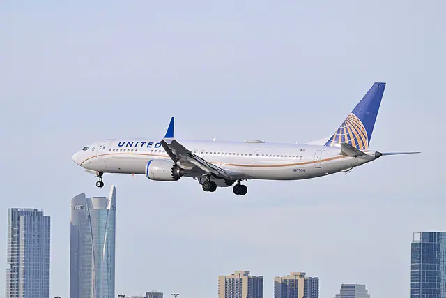 United Airlines Boeing 737 MAX 9 aircraft