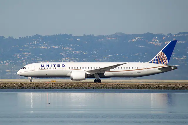 United Airlines Boeing 787-9 Dreamliner aircraft