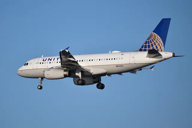 United Airlines Airbus A319 aircraft