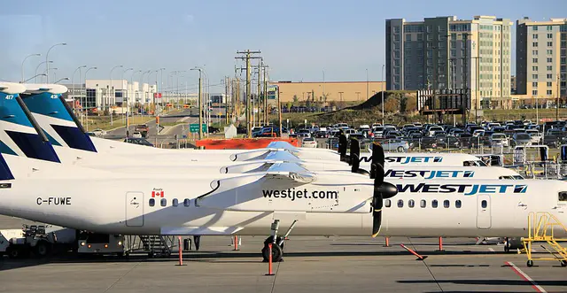 WestJet De Havilland Dash 8-400 aircraft